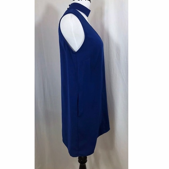 Jack by BB Dakota Blue Momsen Crepe Shift Dress - Picture 4 of 8